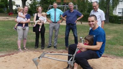 Bild: rn
Die Generalprobe für den neuen Sandbagger verläuft positiv.