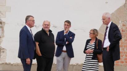 Bild: tr
Impression vom Besuch der Delegation der Hochschule Landshut in Tirschenreuth.