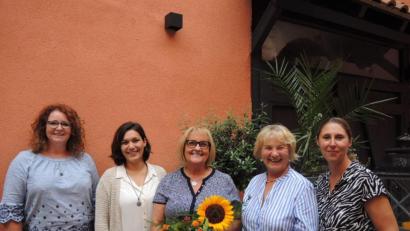 Bild: exb/Christine Rodler
Setzen sich für „Lichtblicke“ ein: Barbara Mädl (von links), Tamara Prause, Elisabeth Sollfrank, Elisabeth Wittmann und Viola Vogelsang-Reichl.