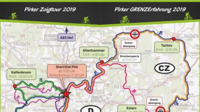 Bild: fz
Die sieben Strecken der Zoigltour mit dem Marathon GrenzErfahrung