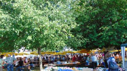 Bild: exb
Viele Gäste feierten beim Pfarrfest von St. Konrad mit.