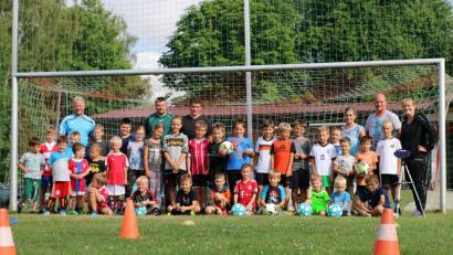 Bild: exb
Ferienprogramm der Fußballer beim TSV.