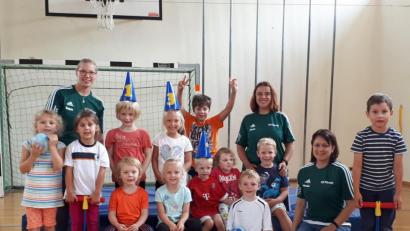 Bild: exb
Viel Spaß hatten die Kinder beim Ferienprogramm in der Turnhalle.