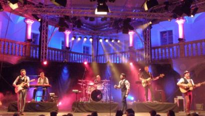 Bild: Wilhelm Amann
Stimmungsvoller Abend - sowohl was die Musik als auch das Ambiente anbetrifft: "I Dolci Signori" auf der Palazzo-Festival-Bühne.