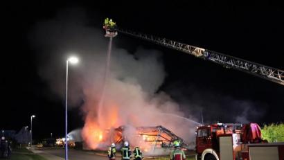 Bild: jma
Drehleiter der Feuerwehr Neustadt/WN im Einsatz