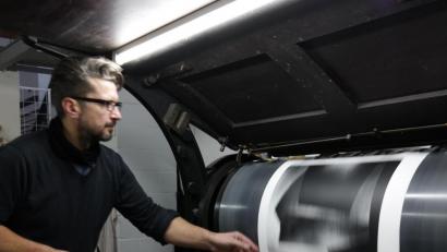 Bild: exb
Thomas Franke bietet Lithographie-Kurse in der Kebbel-Villa an.