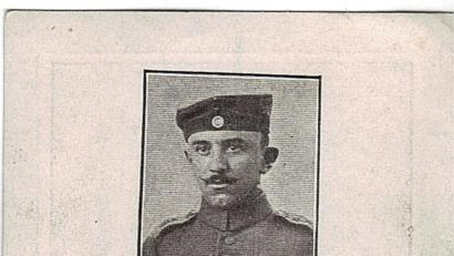 Bild: gi
Josef Weiß war Infanterist und Badersohn in Moosbach. Er starb im 22. Lebensjahr den Heldentod in Frankreich.