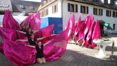 Bild: wro
„Temptation“ war erneut Blickfang beim Sommerfest des Dart-Clubs im Schlosspark.