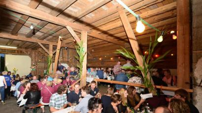 Bild: bey
Das Weinfest der Siedlergemeinschaft Lohma im „Kausch'n-Stodl“ war gut besucht.