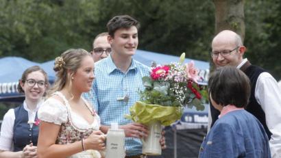 Bild: Hirsch
In Ettmannsdorf wurde auf der Naabinsel drei Tage lang Kirwa gefeiert.
