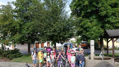 Bild: exb
Die Tour der Kinder führte von Schmidgaden über Wölsendorf nach Schwarzach zum Müllnerhof.