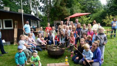 Bild: bey
Den Kindern machte das Biwak wieder viel Spaß.