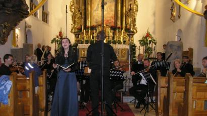 Bild: öt
Solo-Sopranistin Jana Daubner begeisterte mit ihrer glockenhellen Stimme.