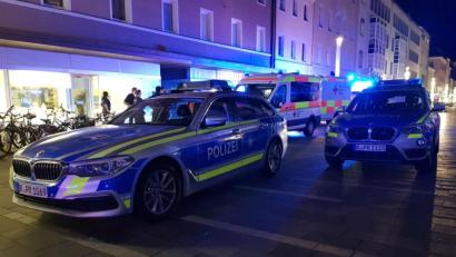 Bild: Alexander Auer
Ausschreitungen mitten in Regensburg.