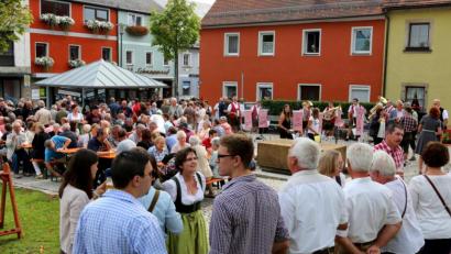 Bild: mef
Die "Flossenbürger Blaskapell'n" wird am Kirchweihfrühschoppen wieder kräftig aufspielen.