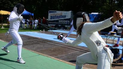 Bild: Kunz
Fechten war nur eine von vier Disziplinen, denen sich die Jugendlichen stellen mussten.