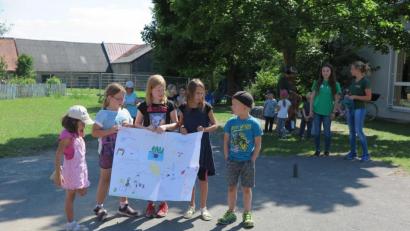 Bild: jzk
„Wir haben in dieser Ferienwoche viel erlebt“ freuten sich die Kinder beim Stadtfest.