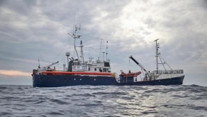 Bild: Fabian Heinze/Sea Eye
Das Sea-Eye Schiff Alan Kurdi.