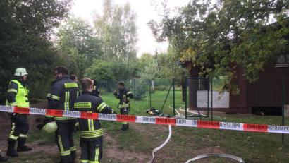Bild: Gustl Beer
Erneut Einsatz in Neunkirchen: Die örtliche Feuerwehr rückt am Donnerstagmorgen zum Brand eines Gartenhauses aus.