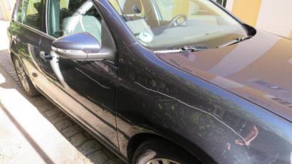 Bild: Polizei
Das Werk des Autokratzers – die Polizei geht von einer Serie aus.