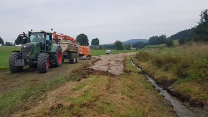 Bild: gi
Der Renaturierung des Gruberbachs zwischen der Ortschaft Grub/Wieskirche und dem Bacheinlauf in die Pfreimd soll die historische Karte zugrunde gelegt werden.