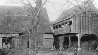 Bild: Repro/Archiv Josef Schmaußer
Ansichten des Rubenbauer Hofes um 1920.