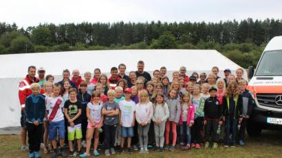 Bild: exb
45 Kinder und rund 20 Erwachsene verbrachten vier Zeltlager-Tage in Beratzhausen.