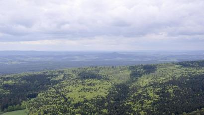 Archivbild:  http://rene.muehlmeier.de
Der Hessenreuther Wald von oben.