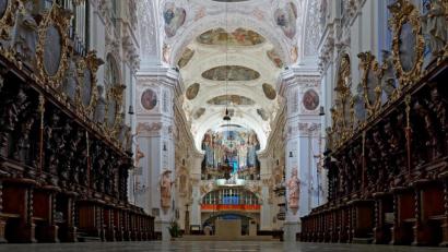 Bild: tr
Blick in die Basilika in Waldsassen.