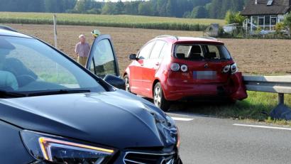 Bild: gf
Die zwei am Unfall zwischen Hirschau und Kohlberg beteiligten Fahrzeuge.