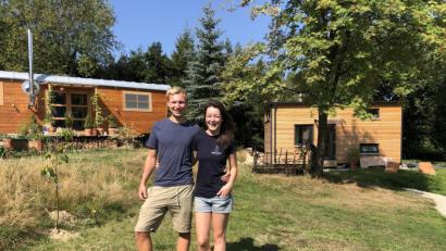 Bild: gis
Die Tiny-House-Idee von Steffi Beck und Philipp Sanders kommt an. Die Auslastung liegt bei 90 Prozent. Nun gibt es Pläne für eine Erweiterung.