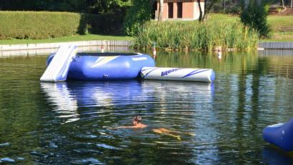 Bild: dob
Am Dienstagvormittag zieht Brigitte Mages seelenruhig ihre Bahnen im Freibad. Am Freitag hat sie dazu letztmals die Möglichkeit in dieser Saison.