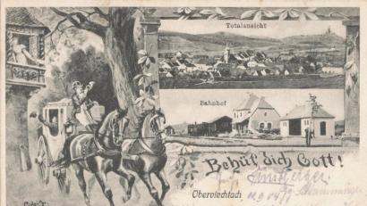 Repro: lg
Vor 115 Jahren wurde diese Postkarte von Oberviechtach nach Moosbach geschickt.