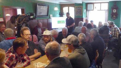 Bild: Schönberger, Ferdinand [fsb]
Volles Haus bei den Vorträgen in der Zoiglstube „Beim Gloser“