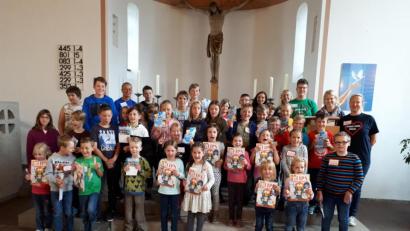Bild: extern
40 Mädchen und Buben waren zum Ferienprogramm der evangelischen Kirchengemeinde gekommen.