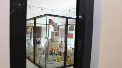 Bild: m
Blick vom Depot ins Schaudepot. Im so genannten Objektarium werden Neuzugänge präsentiert.