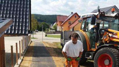 Bild: exb/Norbert Eckl
Die Anschlussarbeiten wurden vom gemeindlichen Bauhof vorgenommen.