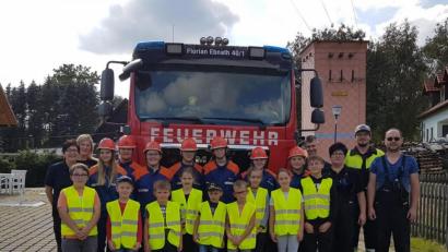 Bild: soj
Kinder und Jugendliche der Ebnather Wehr waren mit ihrem Betreuerteam voll bei der Sache.