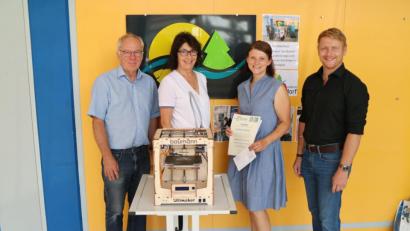Bild: exb
Johann Vollath, Hannelore Reil-Heining, Anne Bräuer und Lothar Mauel (von links).