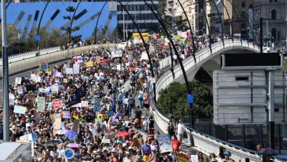 Bild: Darren England
Klimastreik im australischen Brisbane. Foto: Darren England/AAP
