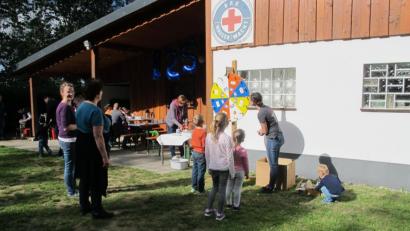 Bild: adj
Am Glücksrad gibt es kleine Preise zu gewinnen.