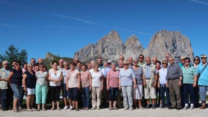Bild: hä
Die Teilnehmer an der Herbstfahrt des Roten Kreuzes.