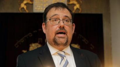 Bild: Wolfgang Steinbacher
Rabbiner Elias Dray steht der jüdischen Gemeinde in Amberg vor.