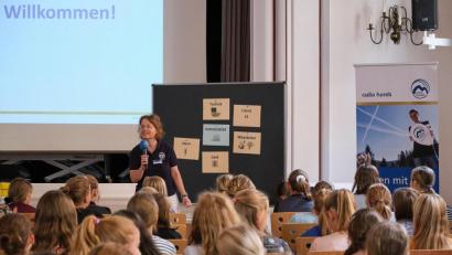 Bild: Peter Ringeisen/exb
Radio Horeb in Dr. Johanna-Decker-Schulen.