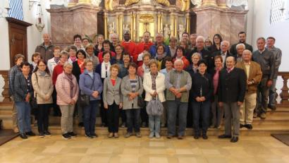 Bild: ral
In der Klosterkirche Speinshart nahm die Gruppe am Wallfahrtsgottesdienst teil.
