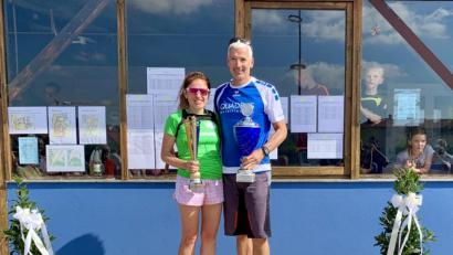 Bild: exb
Brigitte Frenzel und Veiko Hille sind die neuen Stadtmeister.