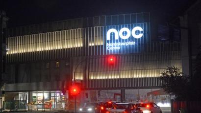 Bild: Gabi Schönberger
Kurz vorm Erwachen: Nur noch wenige Stunden dann eröffnet das NOC in Weiden.