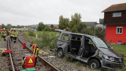 Bild: Wolfgang Steinbacher
Zur Bergung des T6 musste ein Autokran kommen.