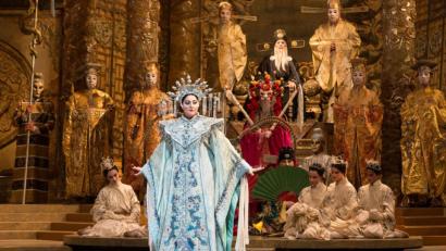 Bild: Marty Sohl/Metropolitan Opera.
Christine Goerke in der Rolle von Puccinis "Turandot".