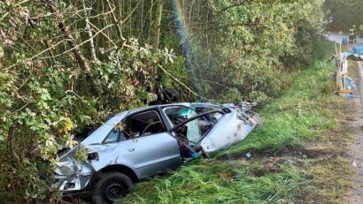 Bild: Alexander Auer
Schwerer Unfall bei Hauzendorf.